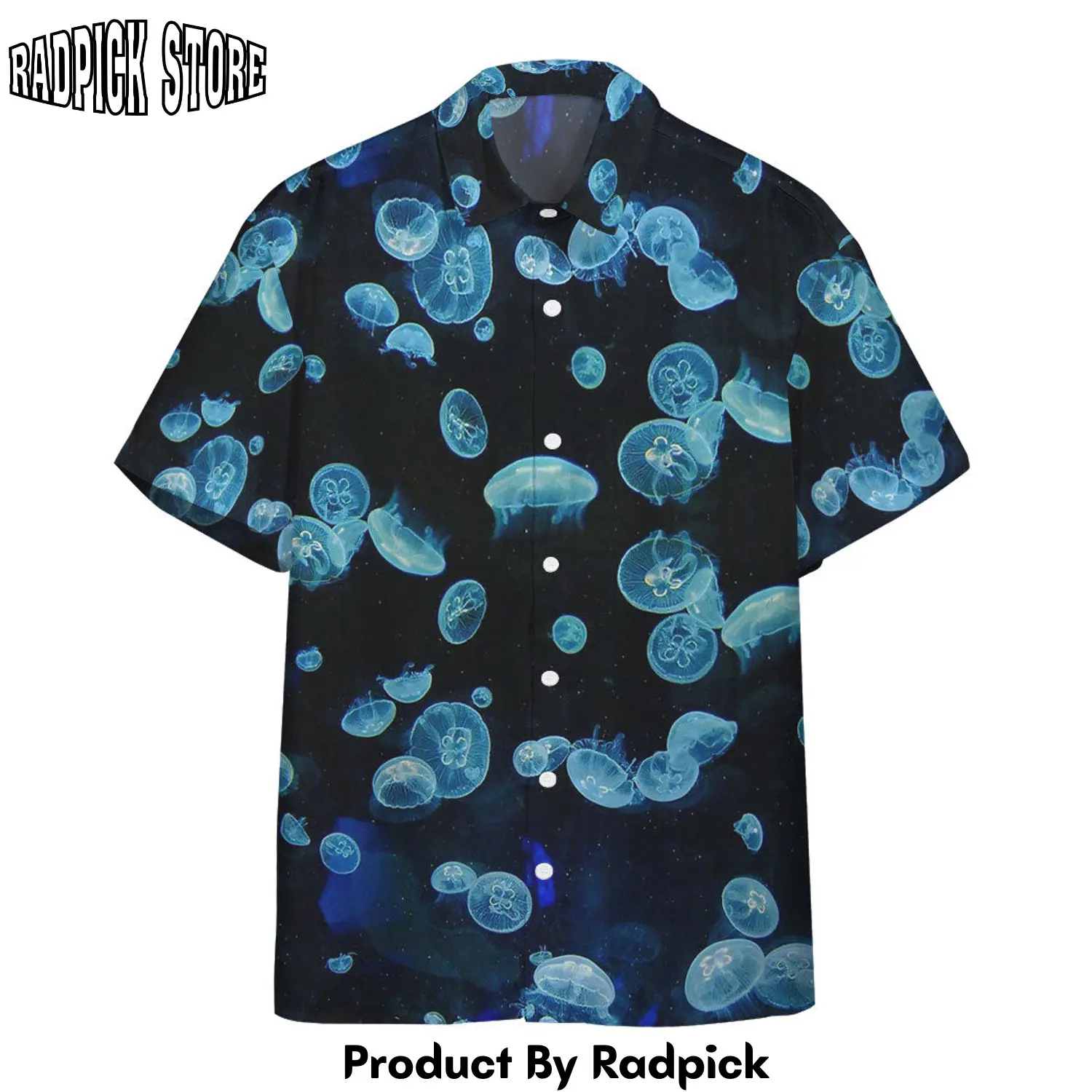 Radpick 3d moon jellies custom hawaii shirt rp292531